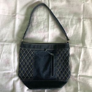 Denim Vera Bradley bucket bag